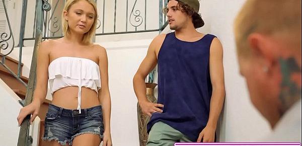  MILF Ariella Ferrera Seduces Teen Siblings Into Ass Fuck